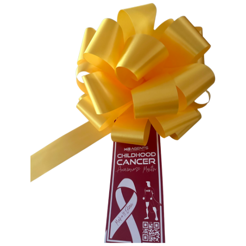 Gold Bow for Childhood Cancer Awareness Month