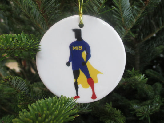 MIB Hero X-mas Porcelain Ornament