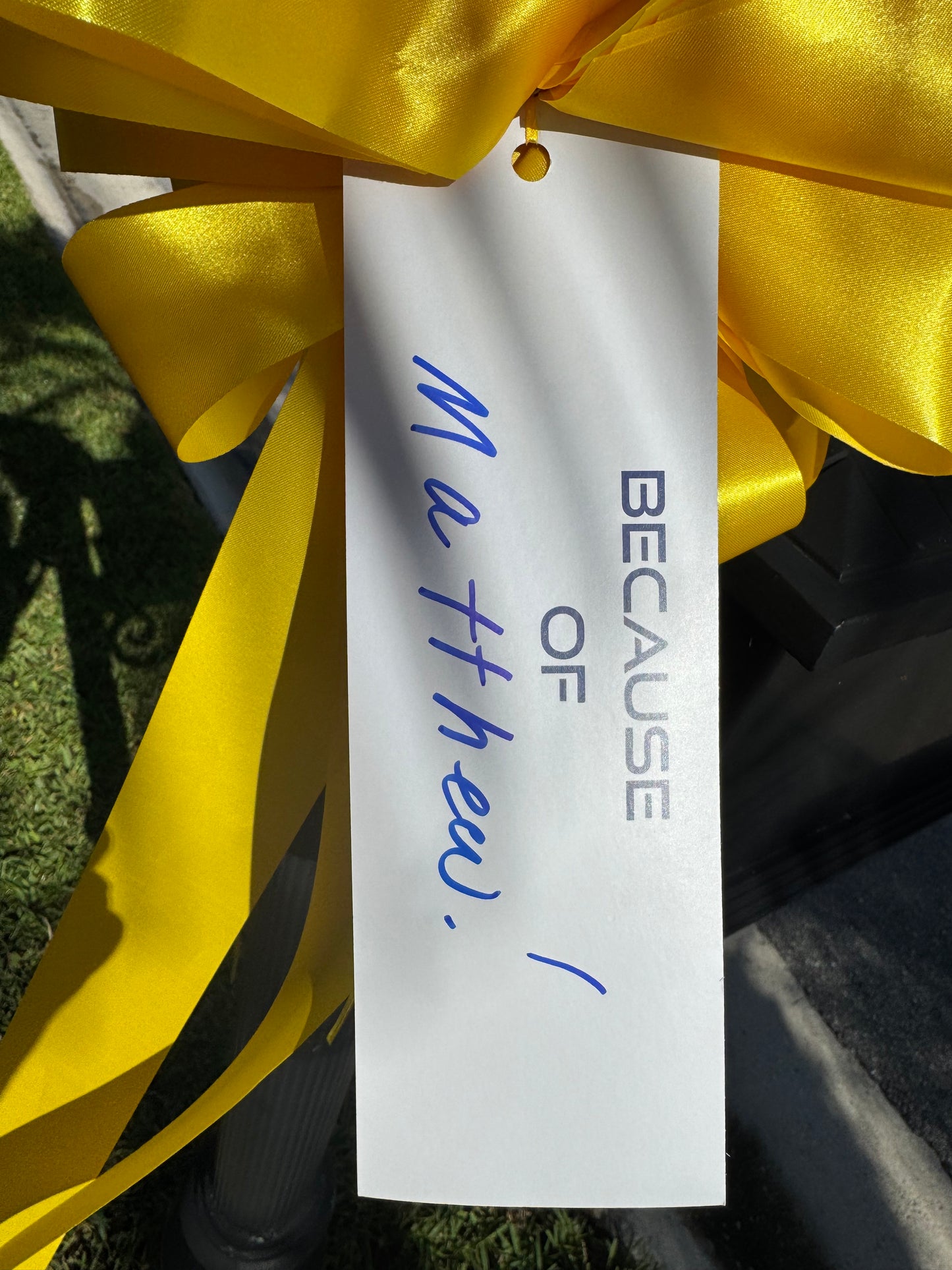 Gold Bow for Childhood Cancer Awareness Month
