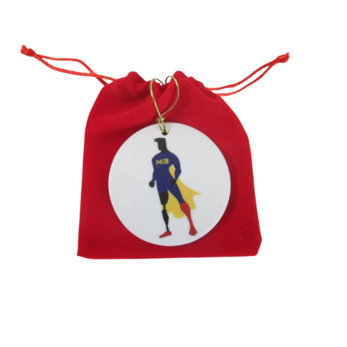 MIB Hero X-mas Porcelain Ornament