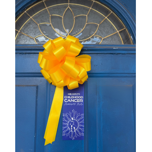 Gold Bow for Childhood Cancer Awareness Month