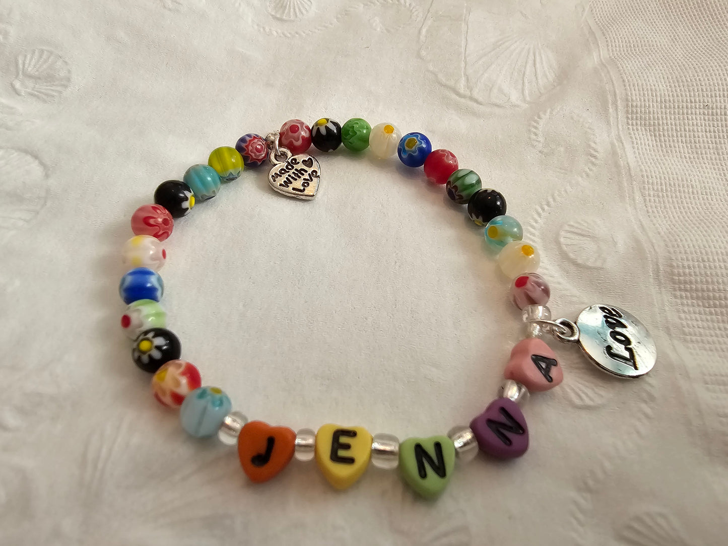 Personalized OsteoWarrior Bracelet – Glass Beads