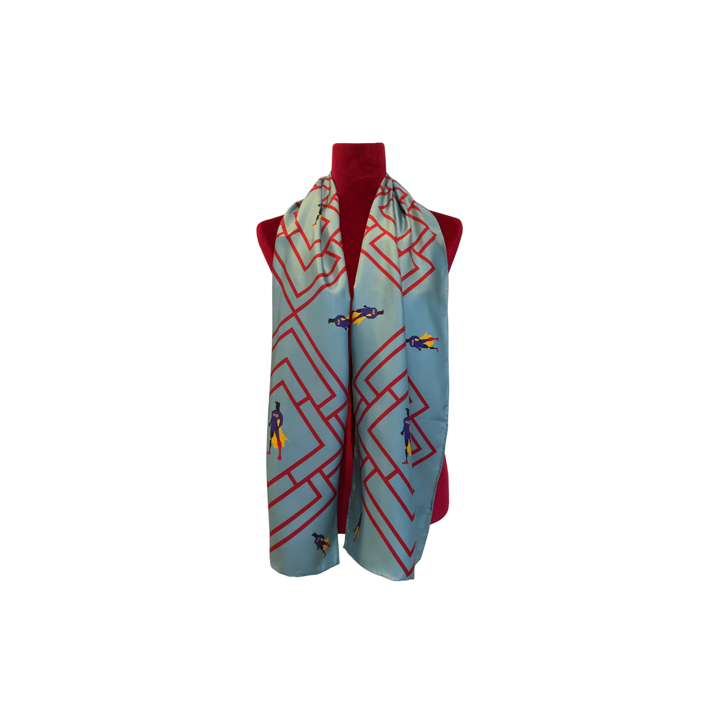 MIB Double-Sided Silk Scarf