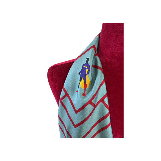 MIB Double-Sided Silk Scarf